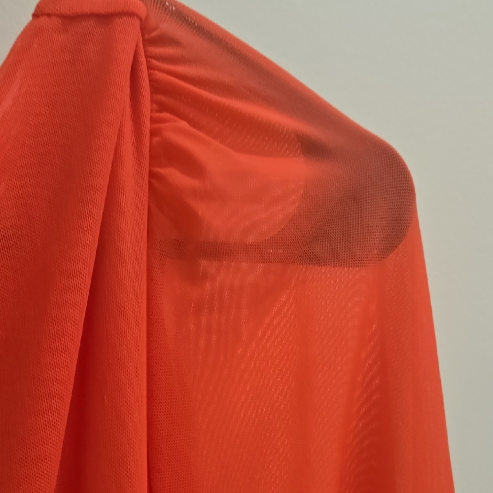 Fashion Nova Vibrant Orange Long Sleeve Dress - Picture 11 of 14